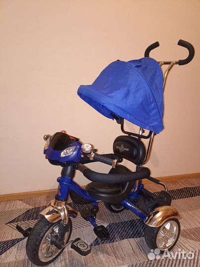 Детский велосипед с родительской ручкой