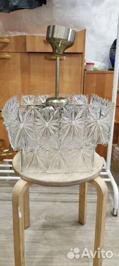 Люстра потолочная хрустальная СССР