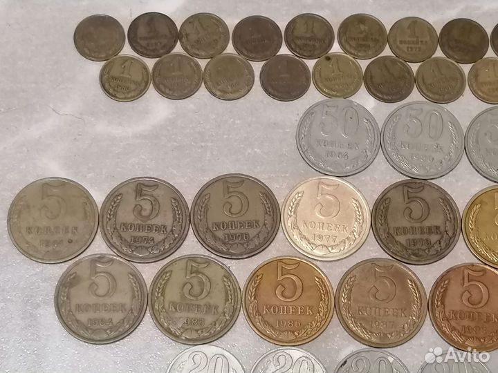 Погодовка СССР 1961-1991 160 монет без повторов