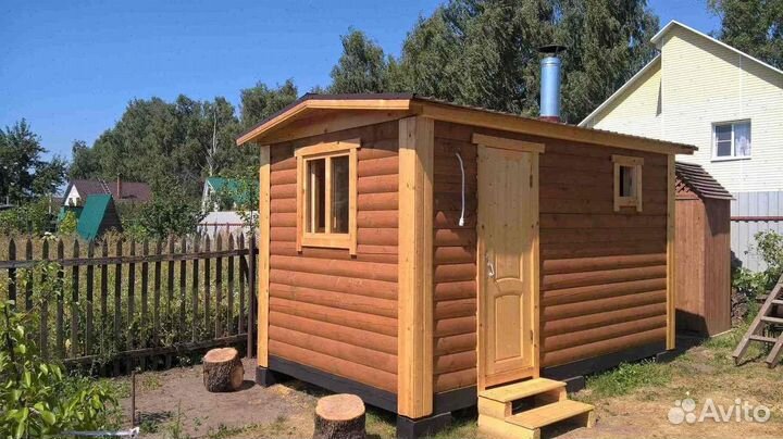 Баня из бруса доставка и установка