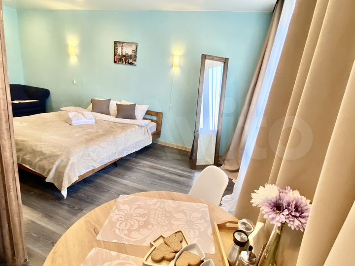 Квартира-студия, 26 м², 2 кровати