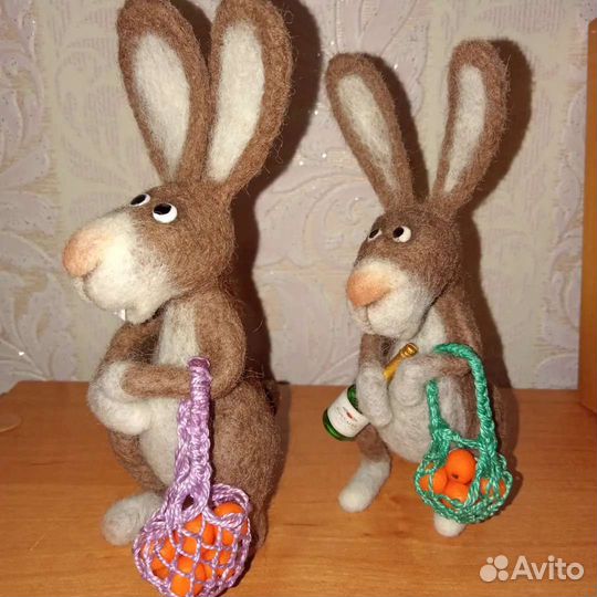 Игрушки валяные