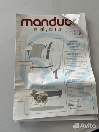 Эргорюкзак manduca