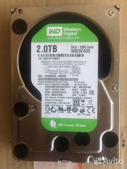 Western Digital WD20eads-00S2B0 2тб