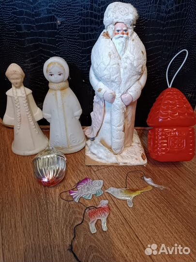 Дед мороз игрушки ёлочные СССР