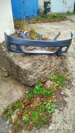 Бампер передний renault logan 2011