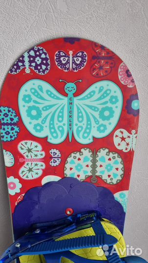 Сноуборд Burton с креплениями, состояние идеальное