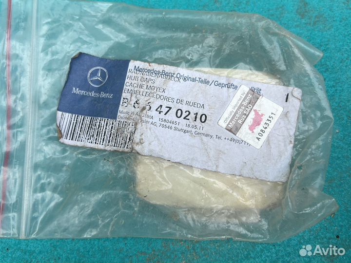 Колпачок колеса mercedes-benz