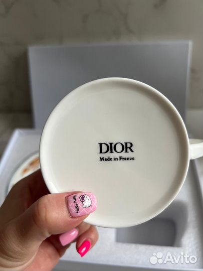 Подарочный набор посуды Dior чайный,новый,фарфор