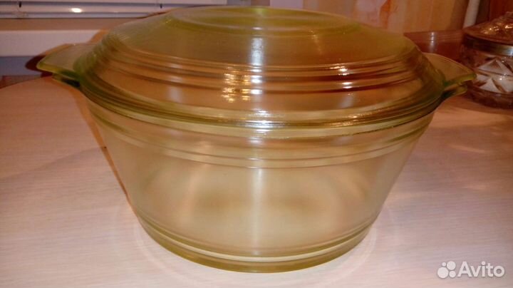 Жаропрочная кастрюля. Бутыль 11 литров стеклянный