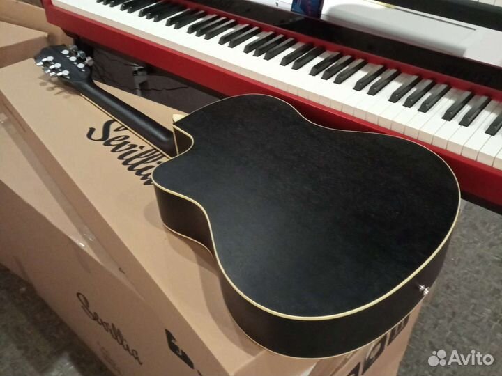 Гитары Sevillia Чёрный Бархат Акустика