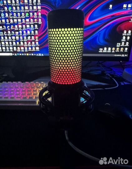 Микрофон hyperx quadcast s