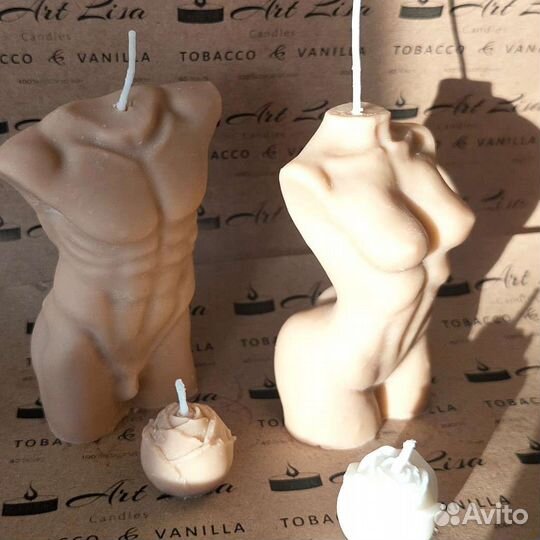 Ароматическая свеча ручной работы