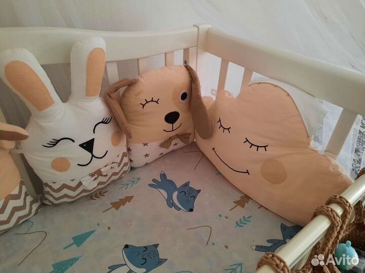 Бортики и балдахин