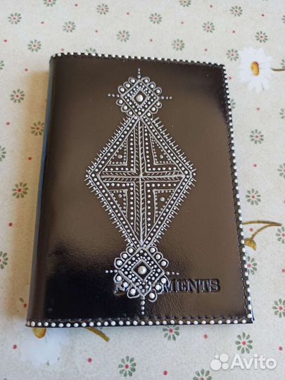 Обложка для автодокументов ручной работы новая