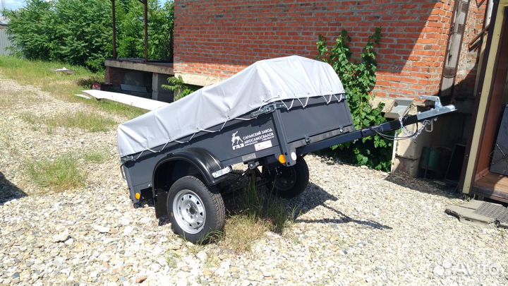 Прицеп саз 82994 низкий тент