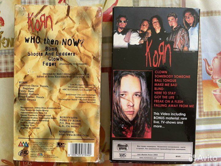 Korn видеокассеты лицензия