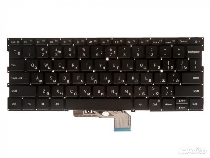Клавиатура для ноутбука Xiaomi Mi Air 13.3 черная