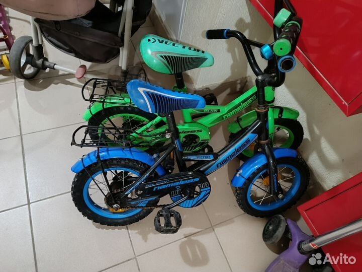 Детский велосипед Nameless Vector 12 зеленый