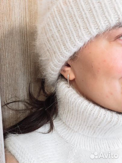 Шапка и снуд манишка