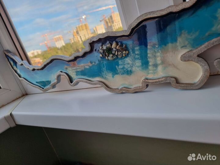 Байкал из эпоксидной смолы