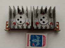 Радиатор алюминиевый двухсекционный для транзистор