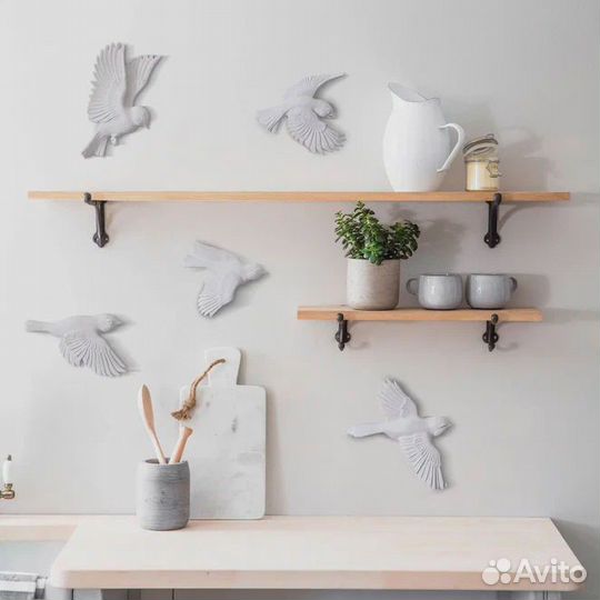 Барельеф / Панно Стая птиц