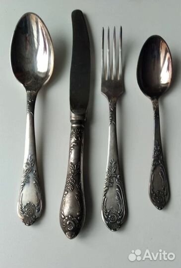 Набор десертных приборов СССР мельхиор