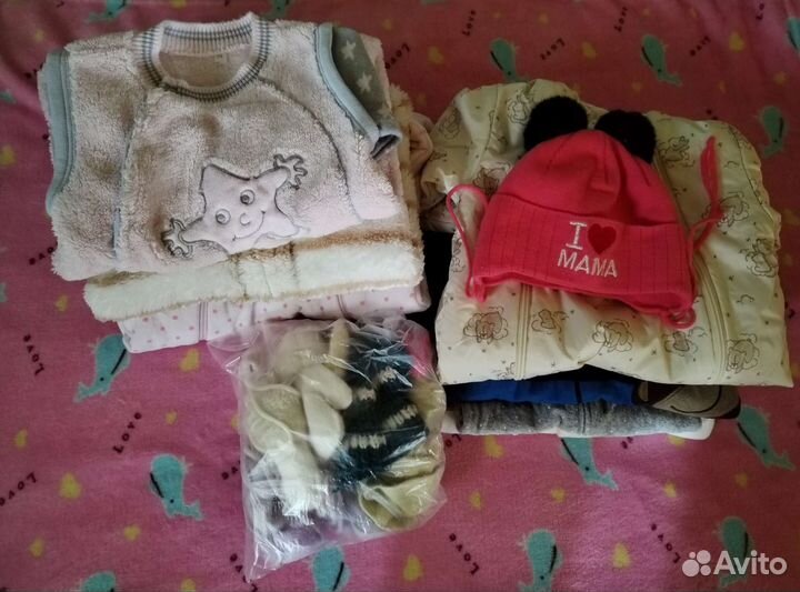 Огромный пакет вещей для девочки от 0 до 9 месяц