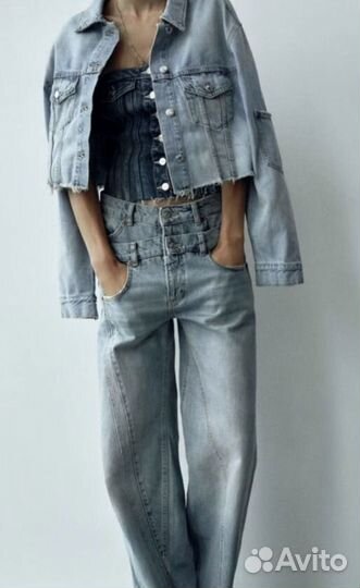 Джинсы zara 34