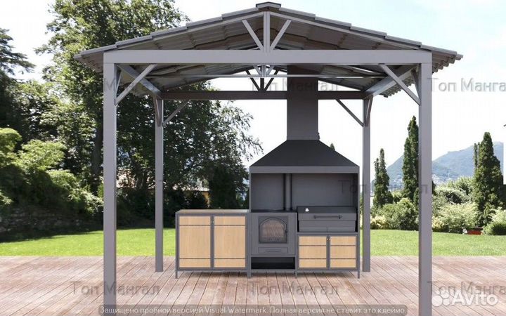 Мангал в беседку