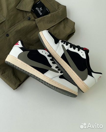 Кроссовки nike air jordan 1 low travis scott