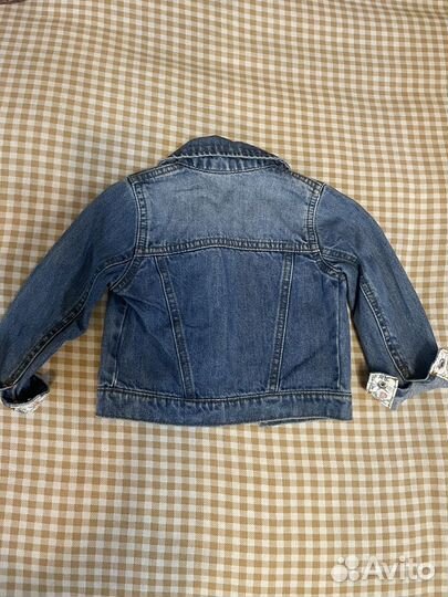 Джинсовая куртка детская 74
