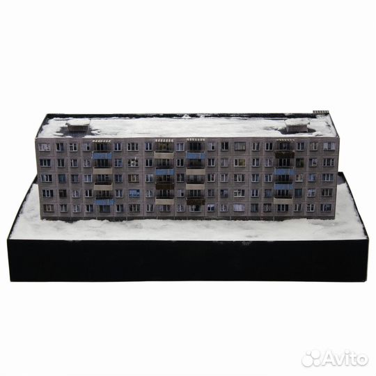 Сборная модель хрущевка, панельный дом