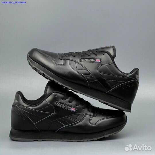 Кроссовки Reebok Classic Black (Арт.18225)