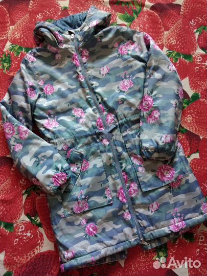 Парка для девочки р. 152