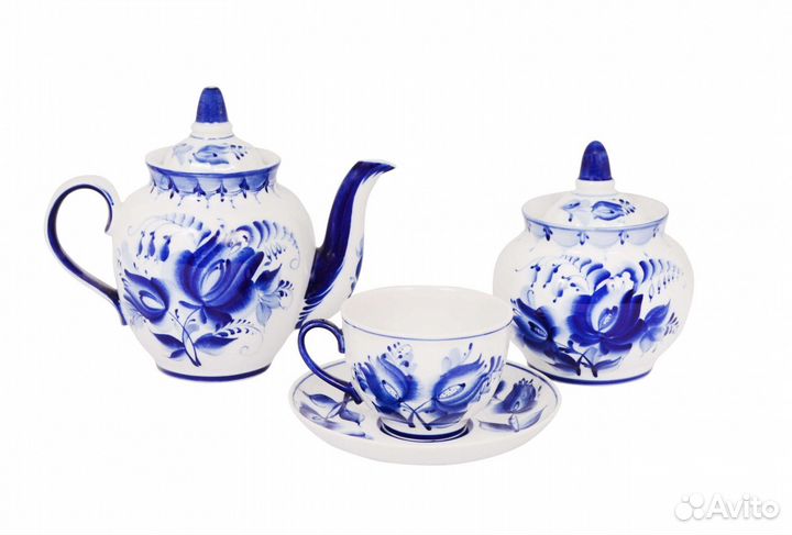 Чайные сервизы Гжель