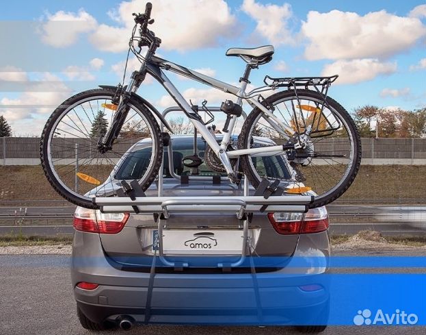 Велокрепление на заднюю дверь, бампер, багажник