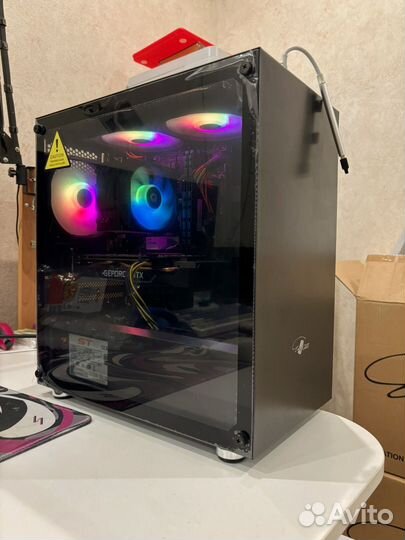 Игровой пк i3 10100f/16gb/1660ti/512gb