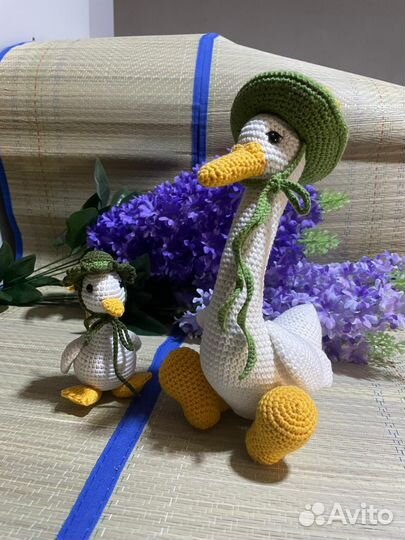 Пасхальные уточки вязаные