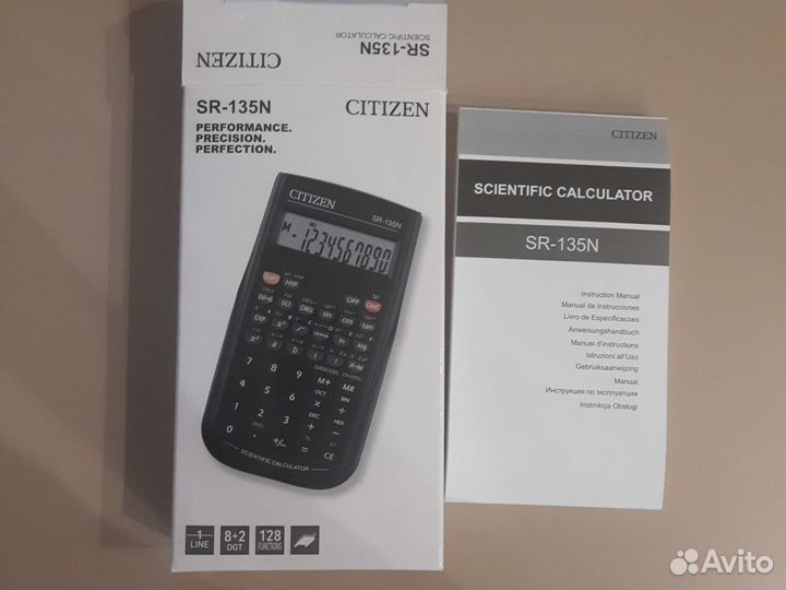 Калькулятор citizen SR-135N