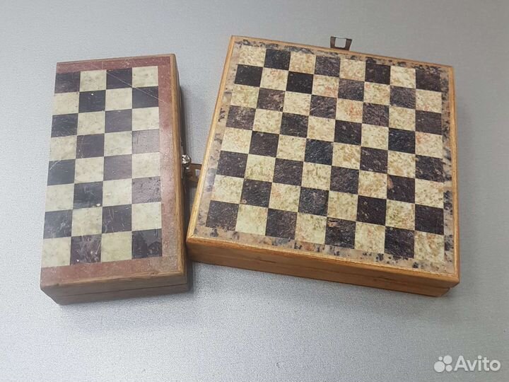 Сувенир шахматы мрамор 16 на 16 см