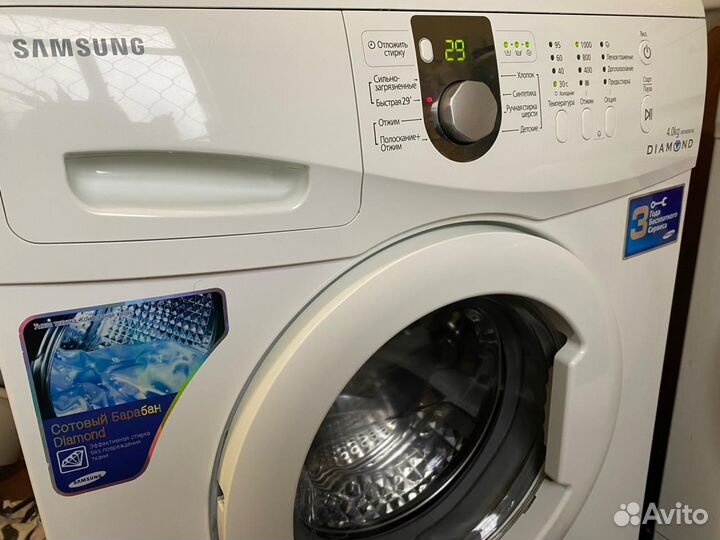 Стиральная машина samsung diamond узкая