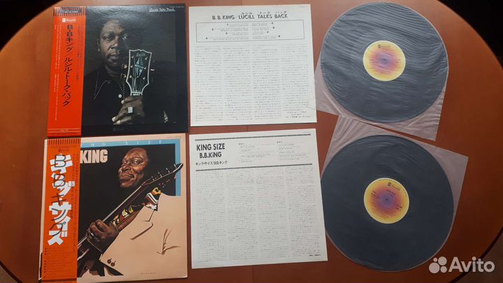 Винил. B.B. king. billie holiday. Japan press