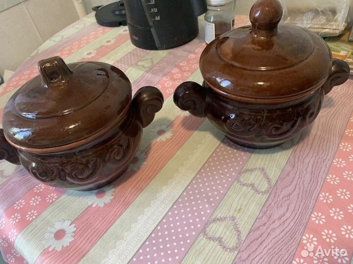 Горшки для запекания 2 штуки