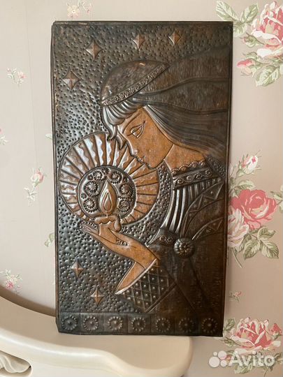 Картина чеканка СССР