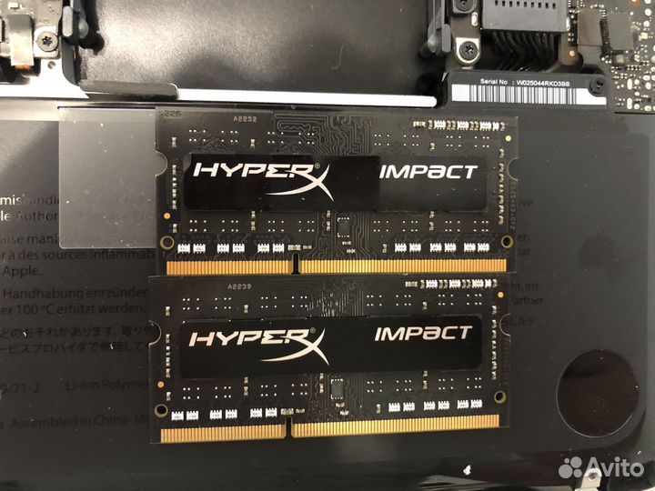 Оперативная память для ноутбука hyperx 8 Gb ddr3