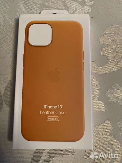 Чехол Leather Case для iPhone 13