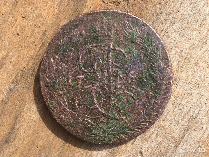Монета 1764г