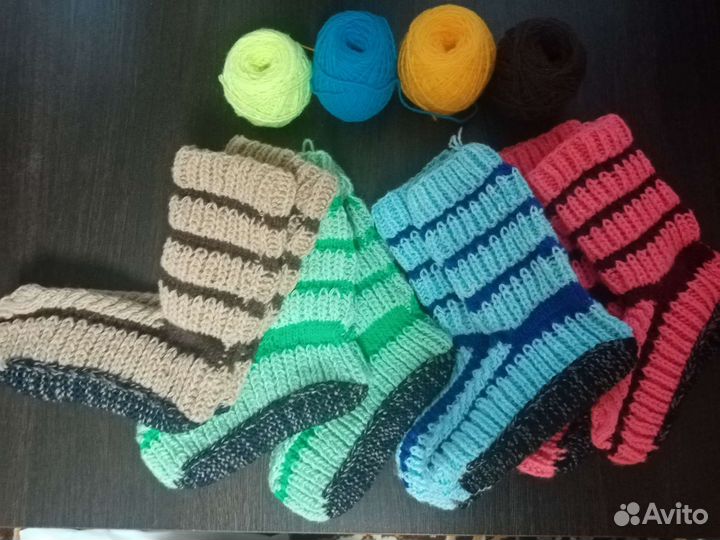 Носки вязаные